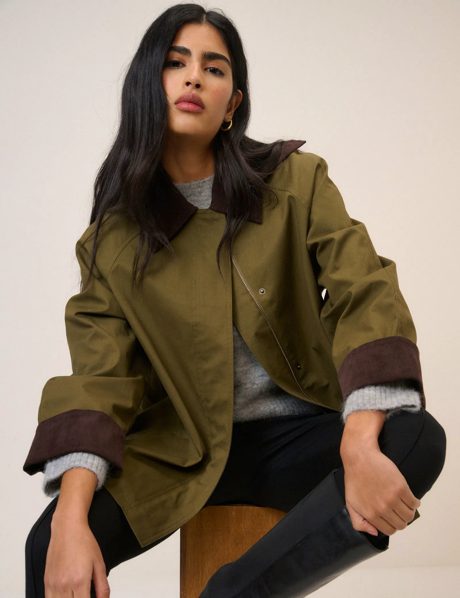 Nobody’s Child Khaki Cord Detail Jacket, £145