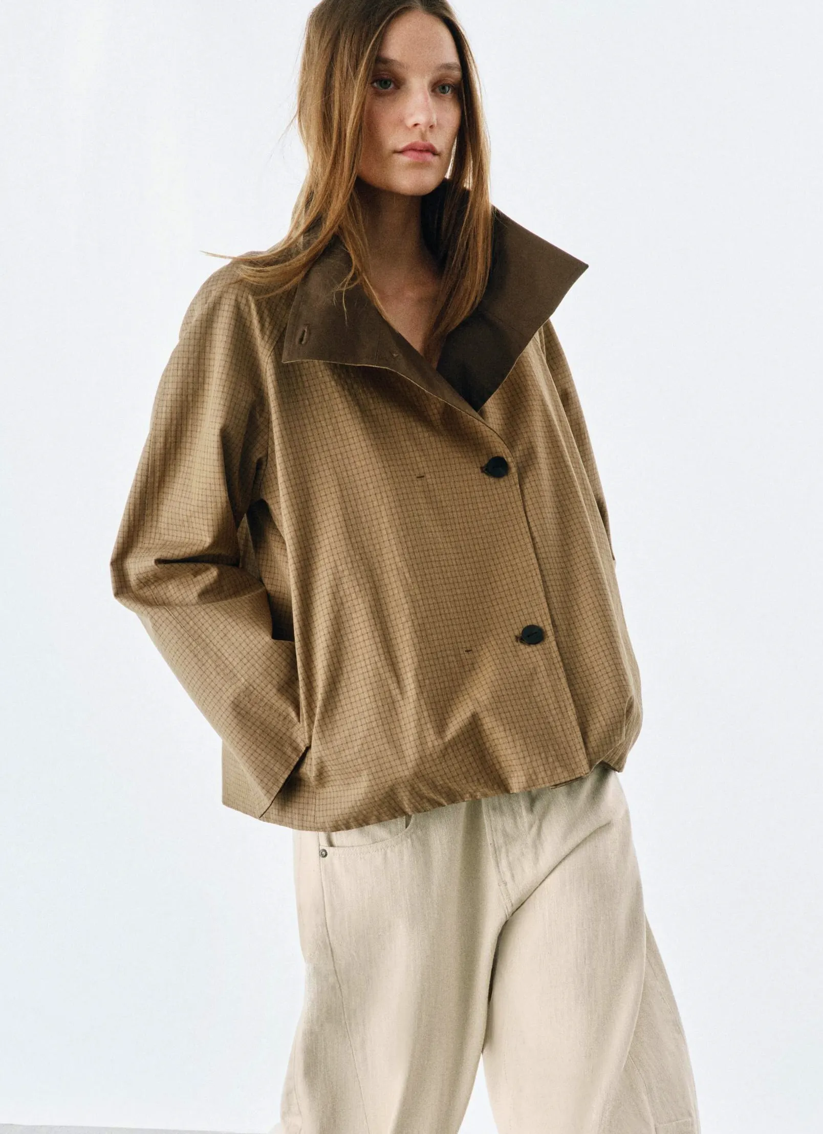 Zara Reversible Check Jacket, £79.99