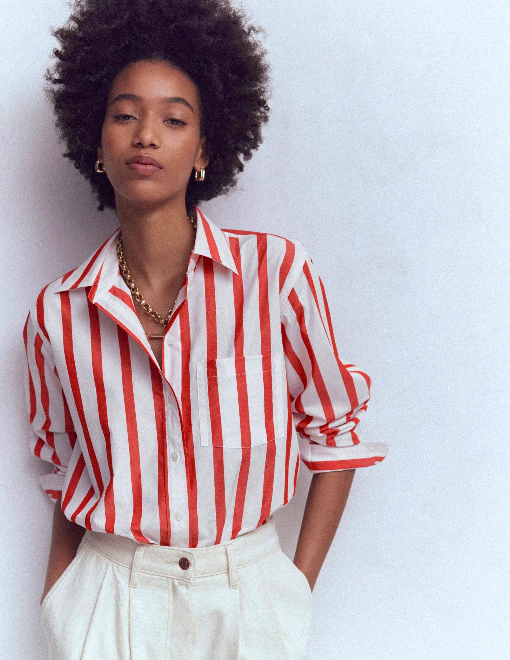 Boden Sadie Relaxed Cotton Shirt, £85