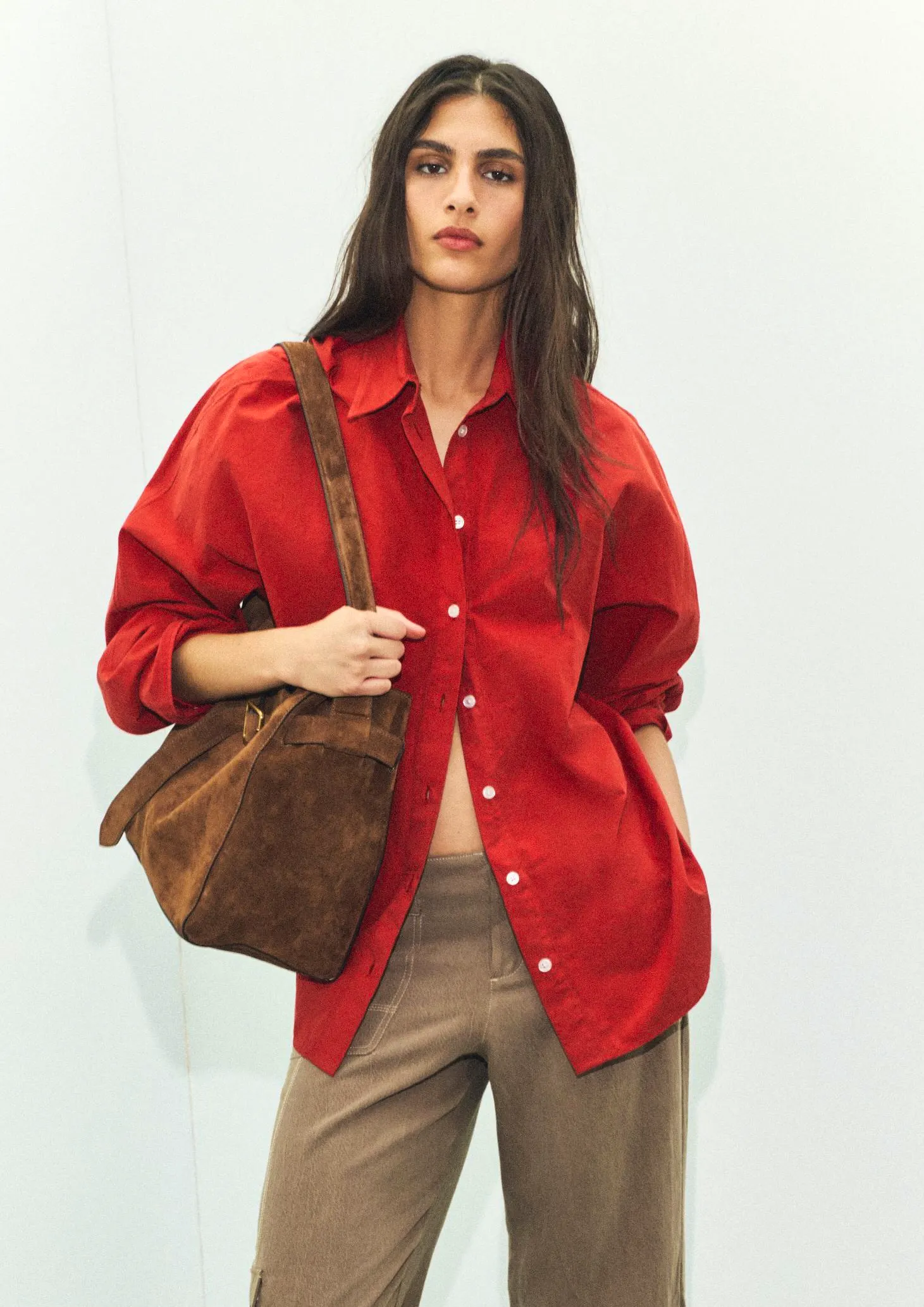Zara Washed Oversize Poplin Shirt, £27.99