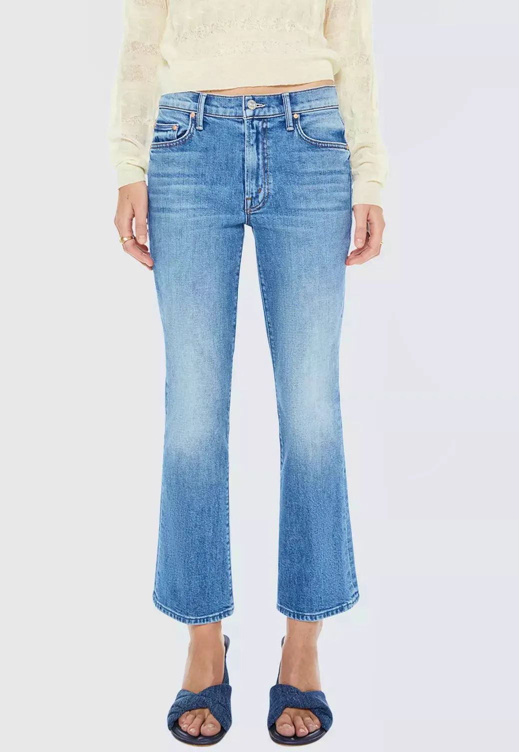 John Lewis Mother, The Outsider Flood Bootcut Jeans, £305