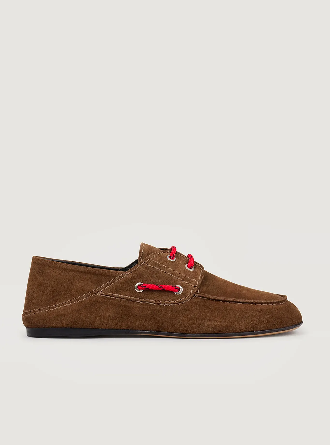 Sandro Suede Lace-Up Boat Shoes, £329