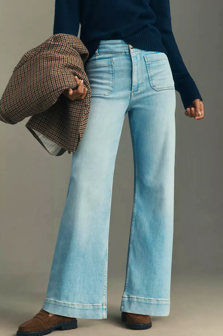 Anthropologie The Colette Full-Length Wide-Leg Jeans by Maeve, £128