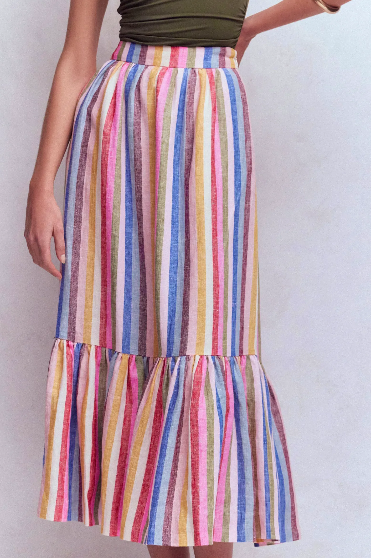 Boden Abigail Linen Maxi Skirt, £139