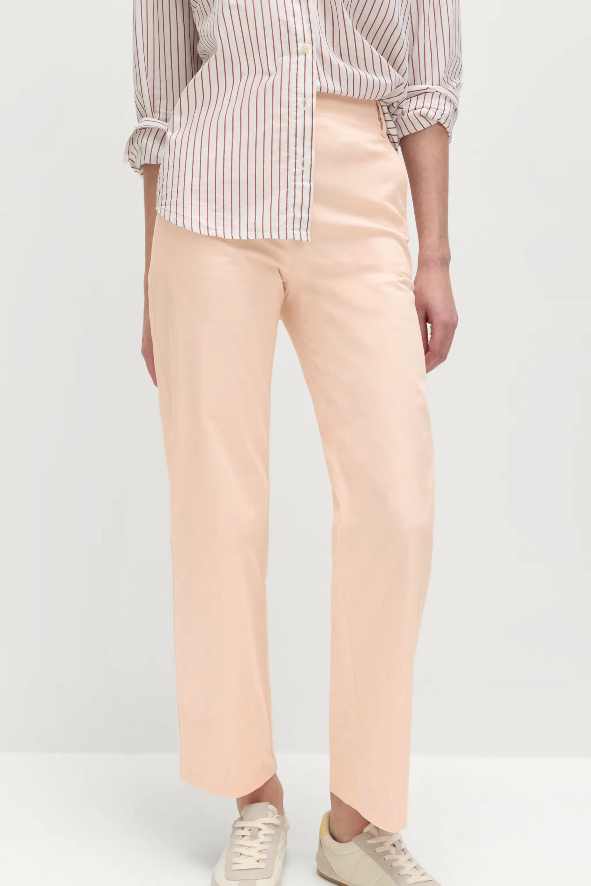 M&S Cotton Rich Straight Leg Trousers, £26
