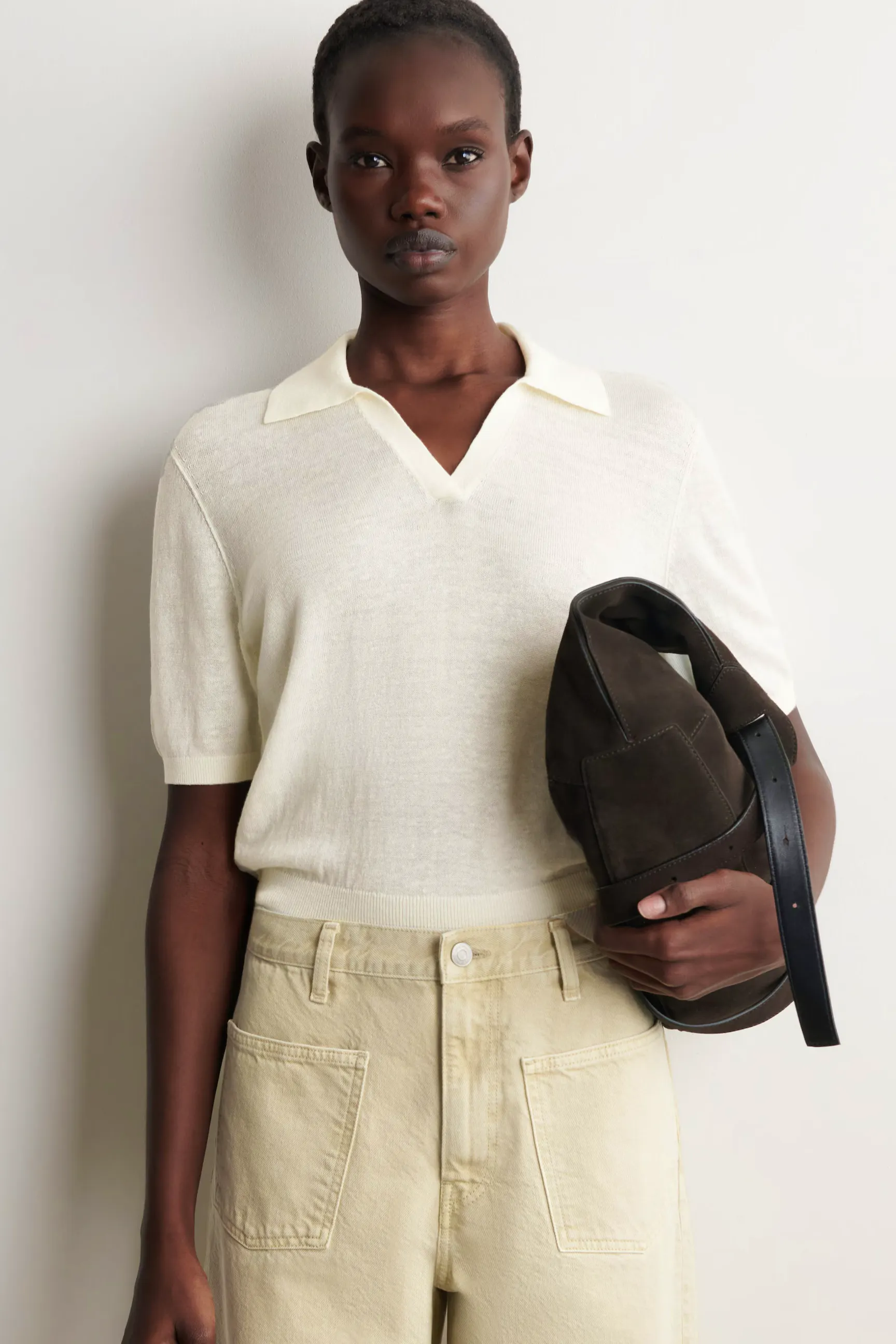 Cos Knitted Linen-Merino Polo Shirt, £65