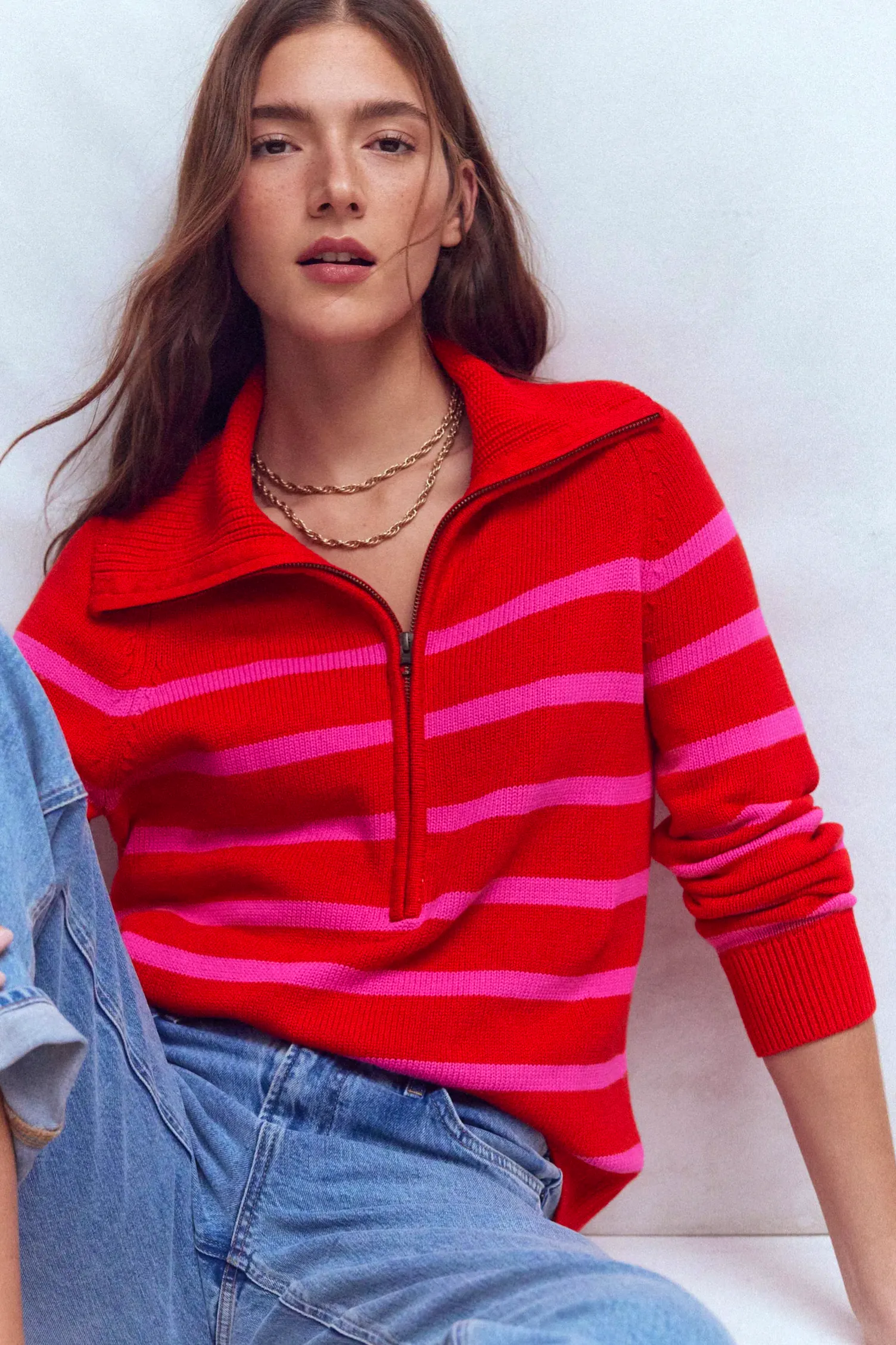 Boden Lucy Half-Zip Jumper £99