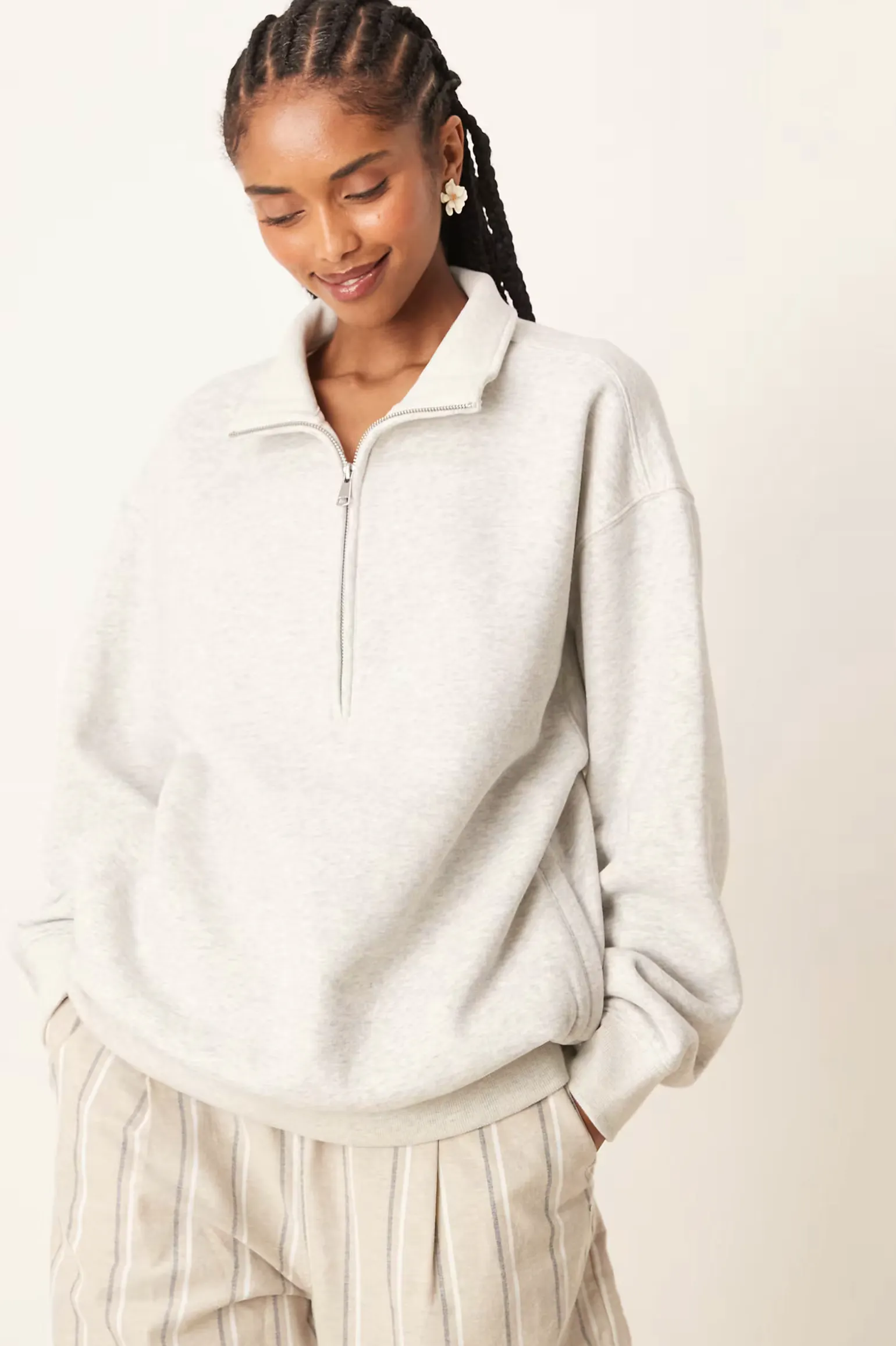 ASOS Abercrombie & Fitch, Quarter Zip Sweatshirt, £54