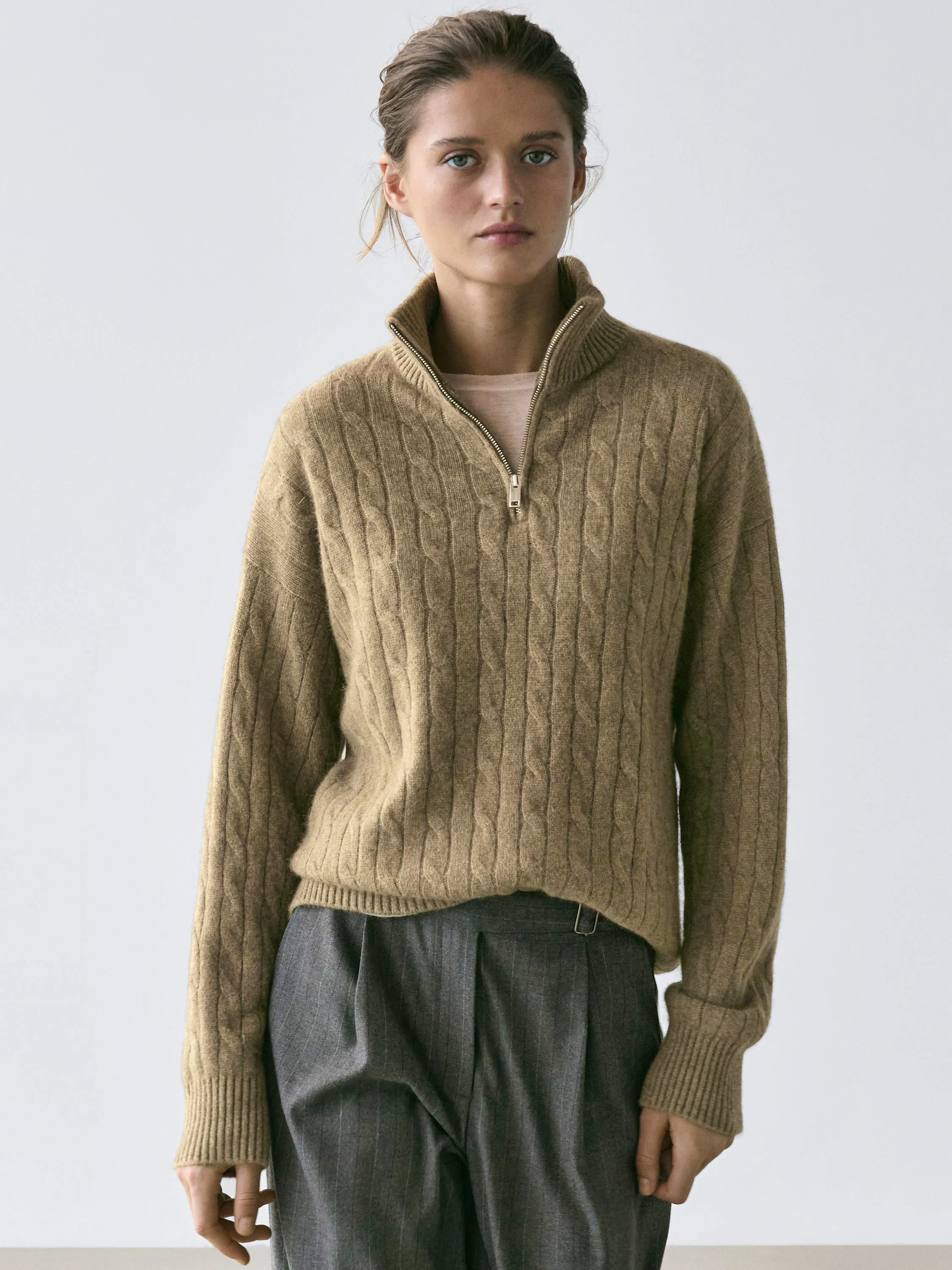 Massimo Dutti Cashmere Knit Sweater, £199