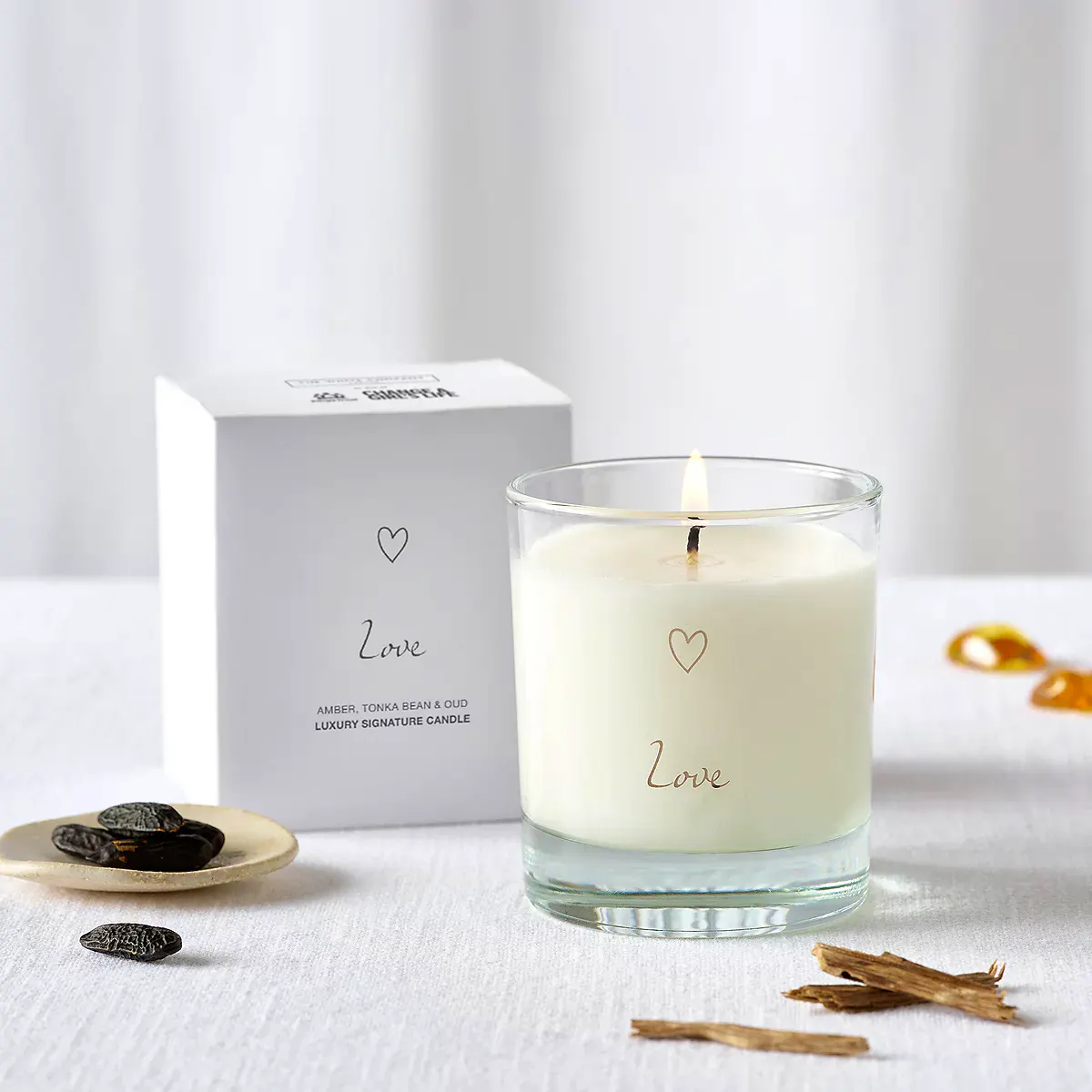 The White Company The White Company will donate £10 from every sale of their Love Candle.