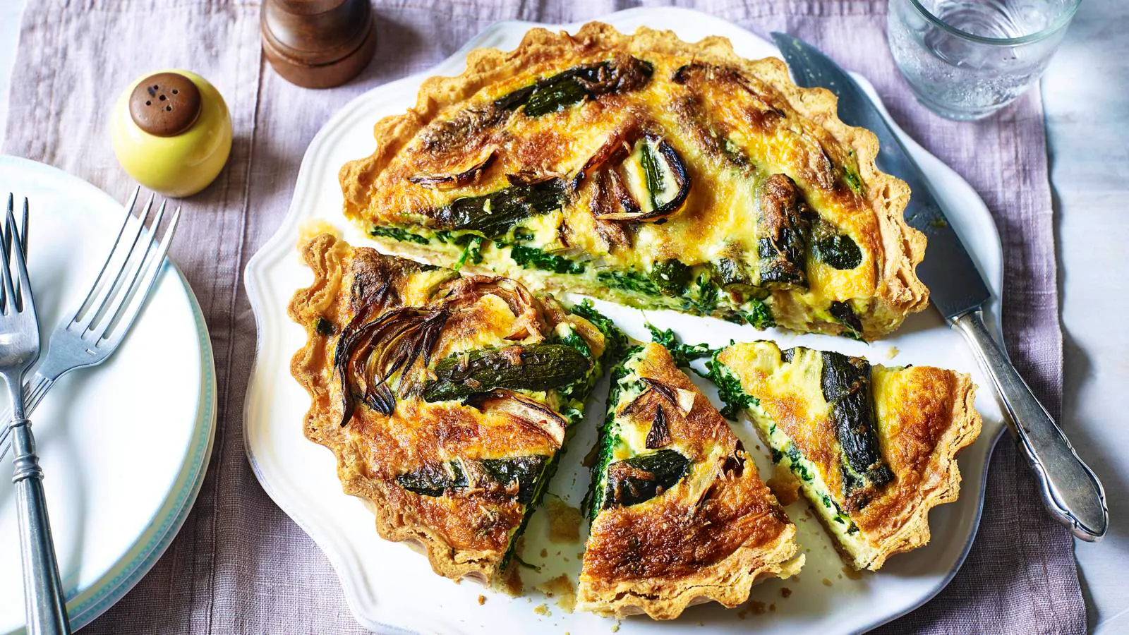 Roasted Vegetable Quiche