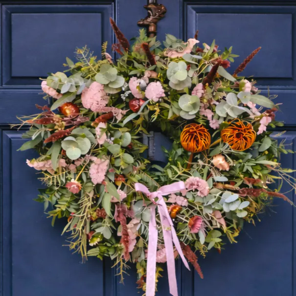 Everbloom Elegance Spring Bloom Wreath, from £60