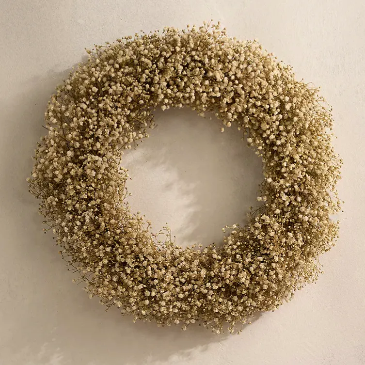 The White Company Dried Gypsophila Wreath, £60
