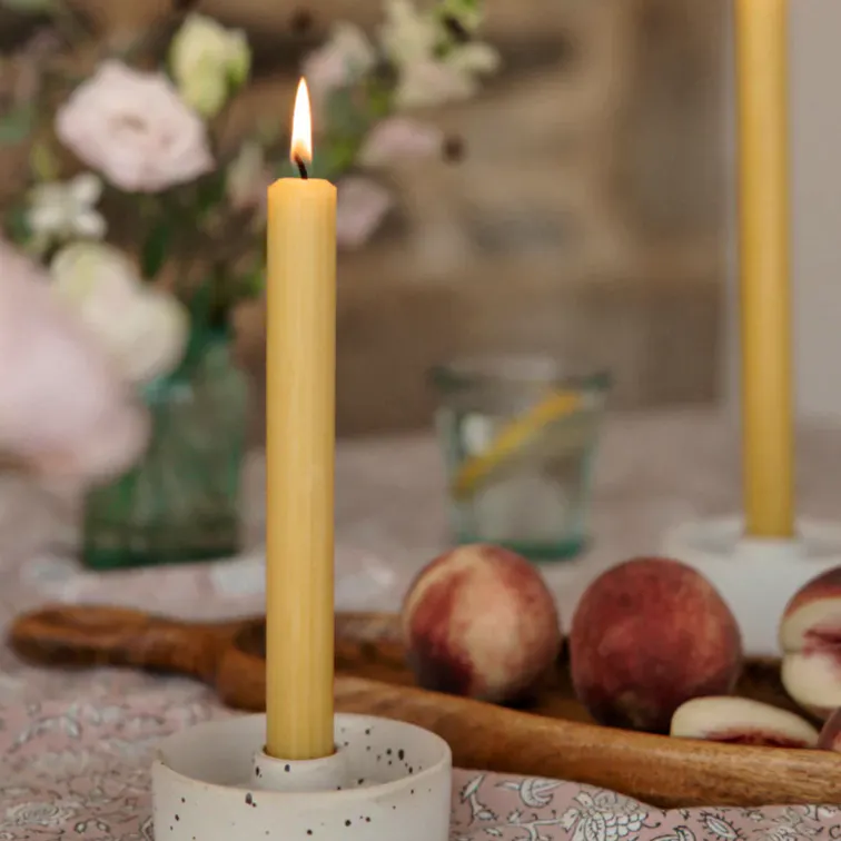 St Eval Ochre Dinner Candles, £31.80