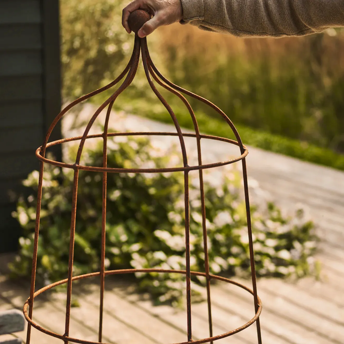 Rowen & Wren Rusted Garden Obelisk, £49