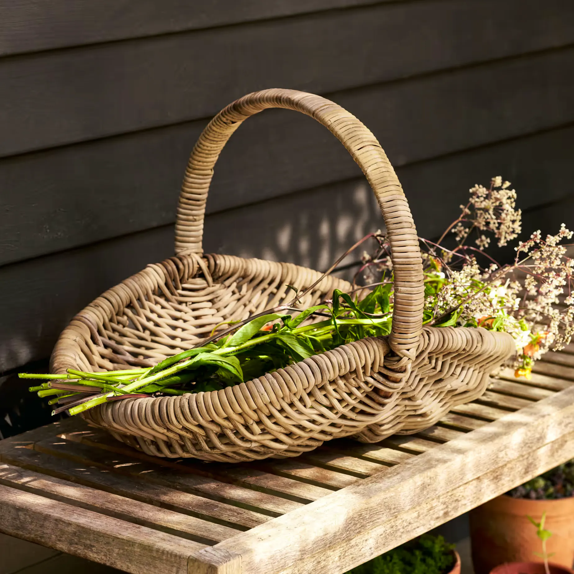Garden Trading Bembridge Rattan Trug Large Natural, £48