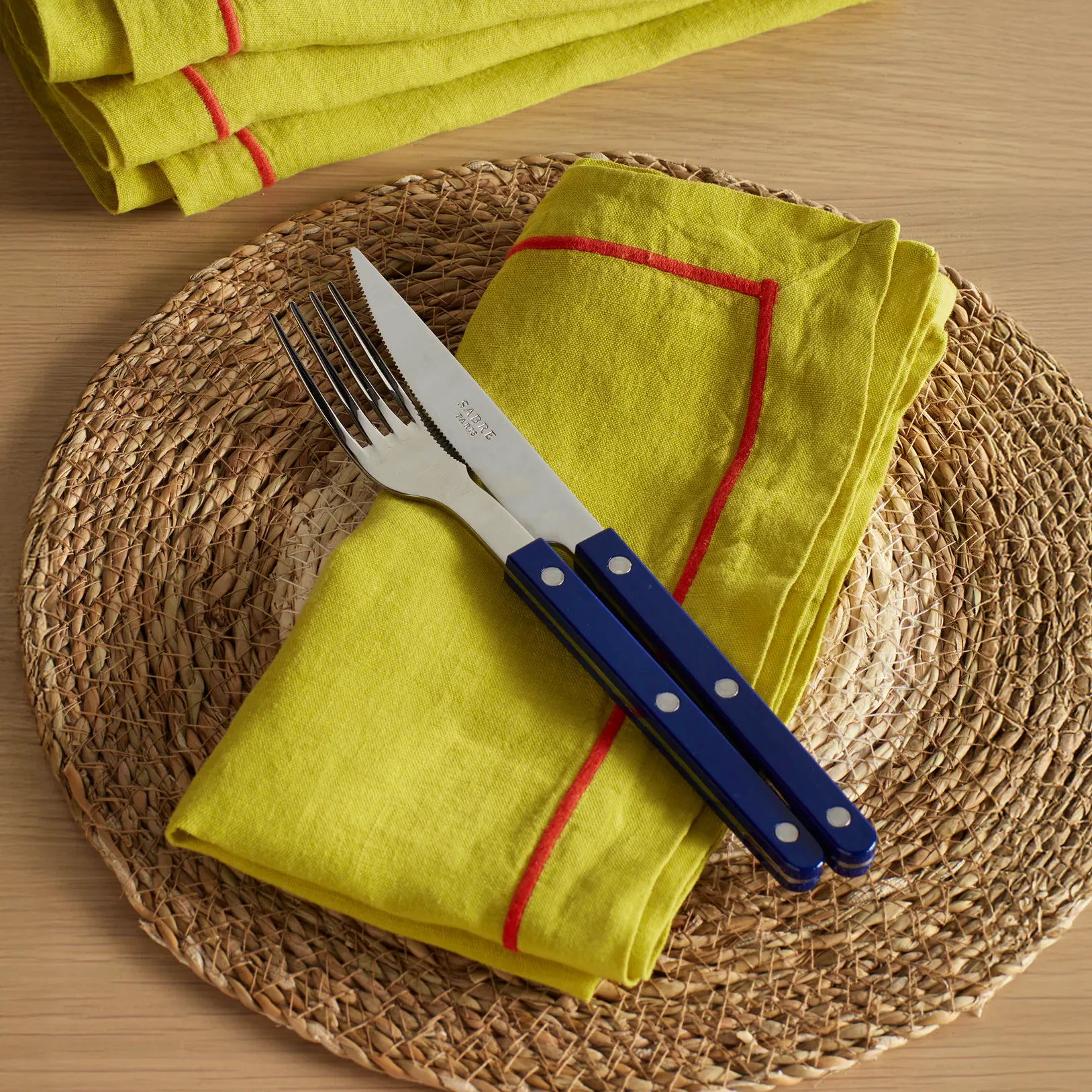 Secret Linen Store Glassette Vine 100% Linen Napkins - Set of 4, £69