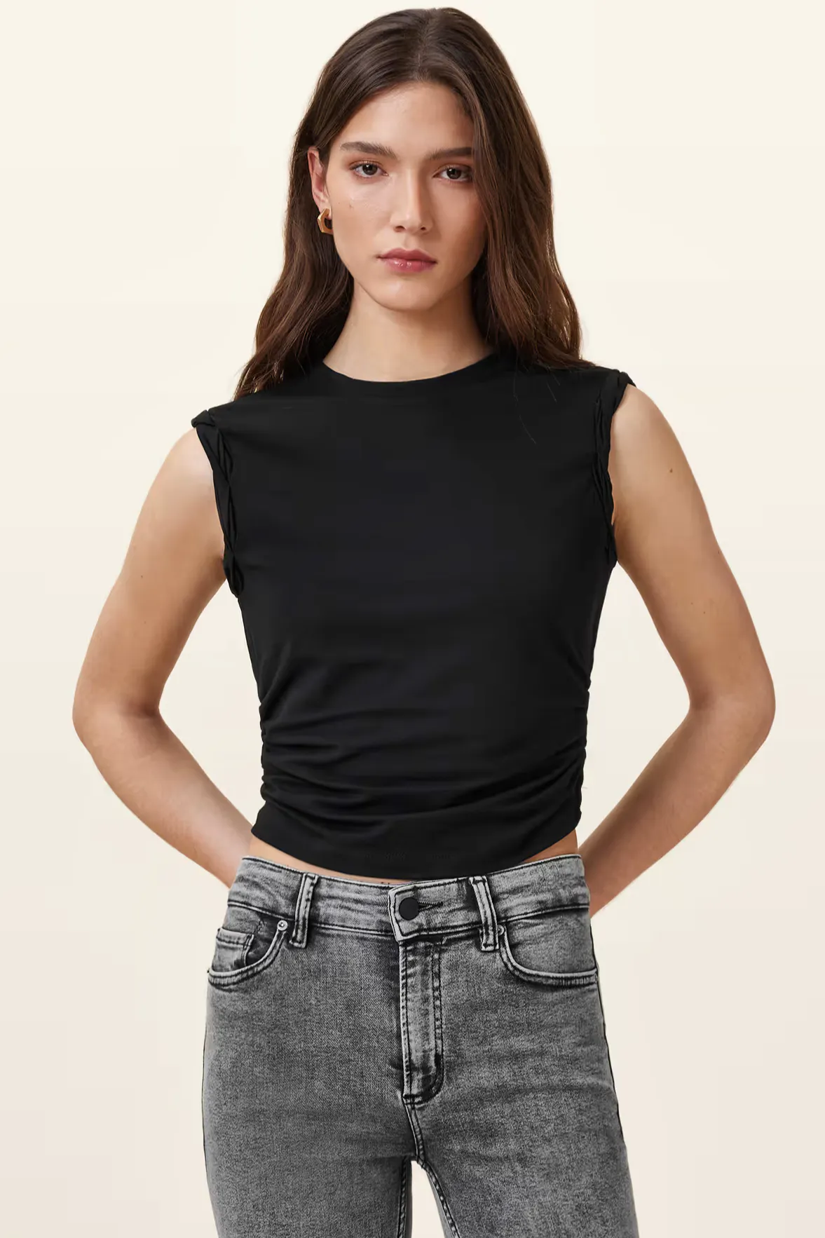 All Saints West Sleeveless Tank Top, £49