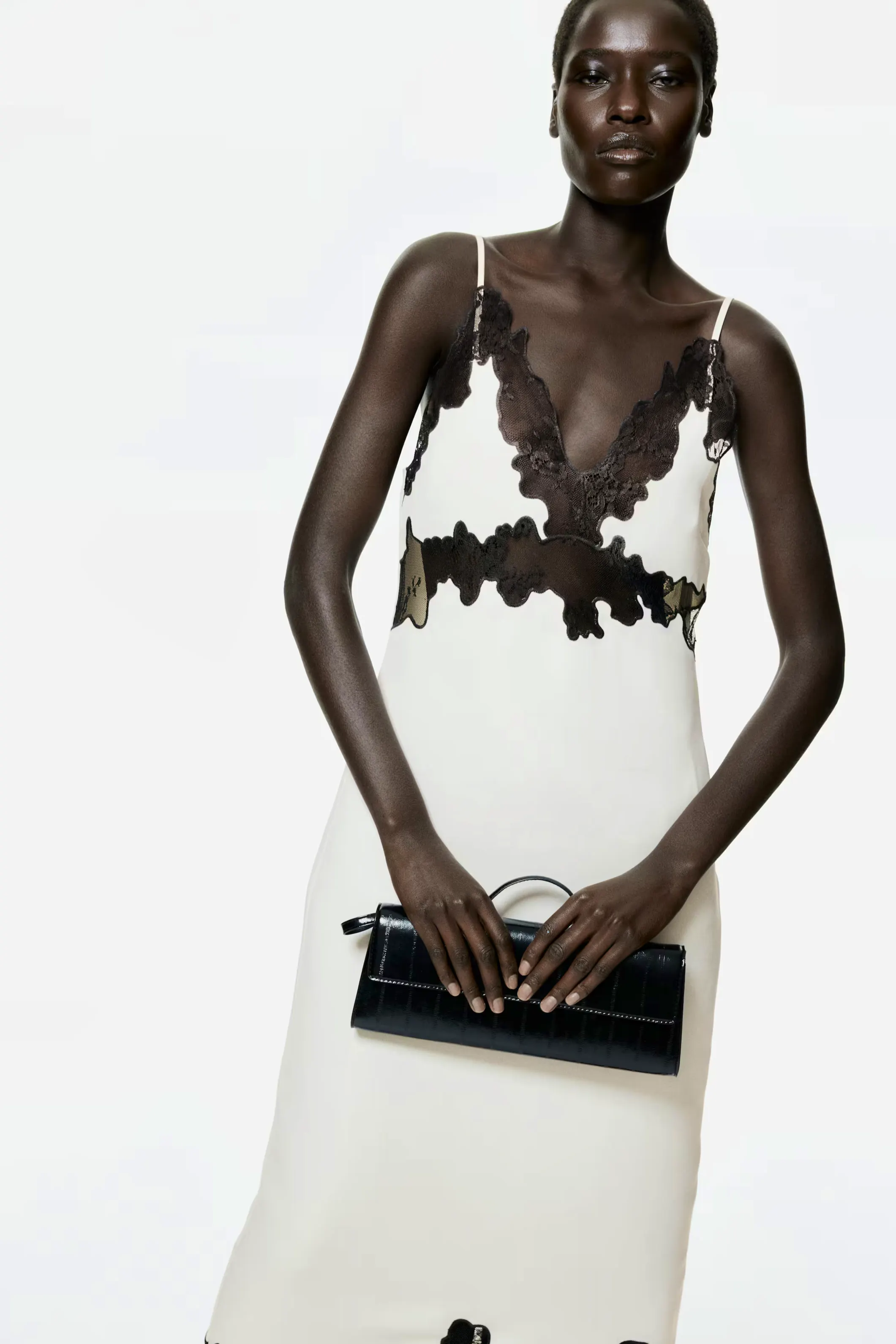 H&M Lace-Trimmed Strappy Dress, £44.99