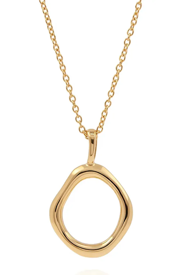 Wolf & Badger Organic Pendant Necklace, £79