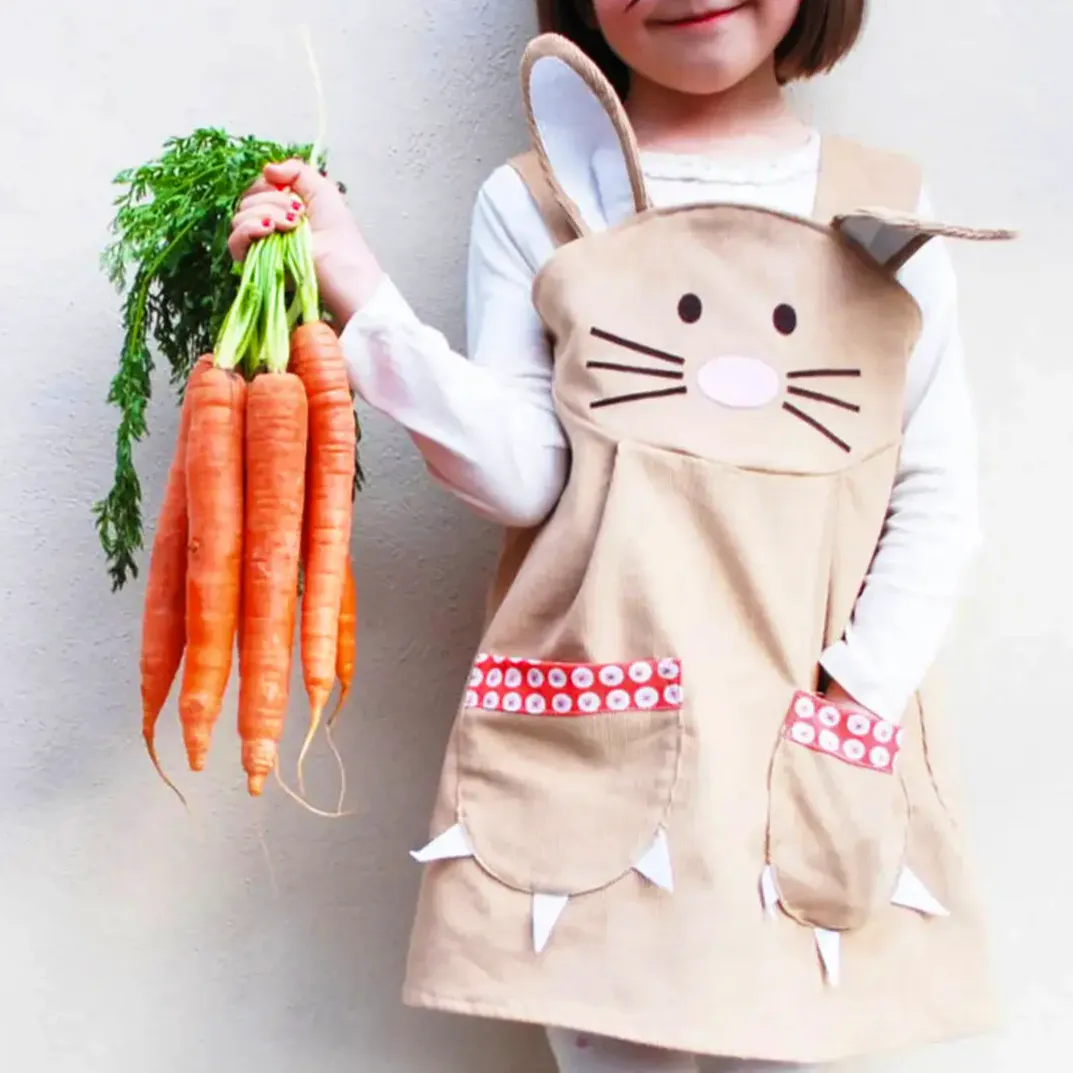 Holly & Co Easter Bunny Rabbit Girls Pinafore Dress, £44