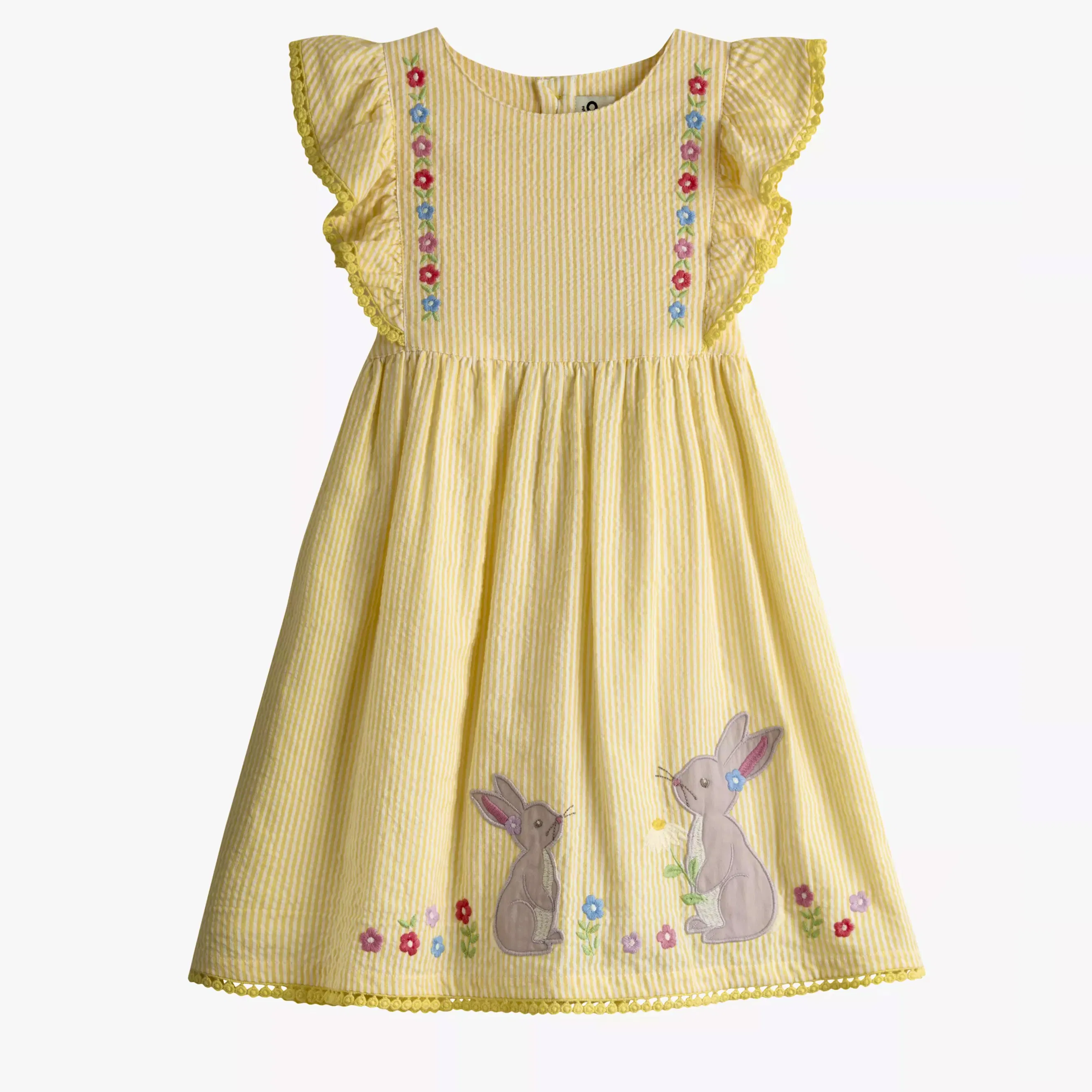 JoJo Maman Bunny Applique Frill Dress, £25