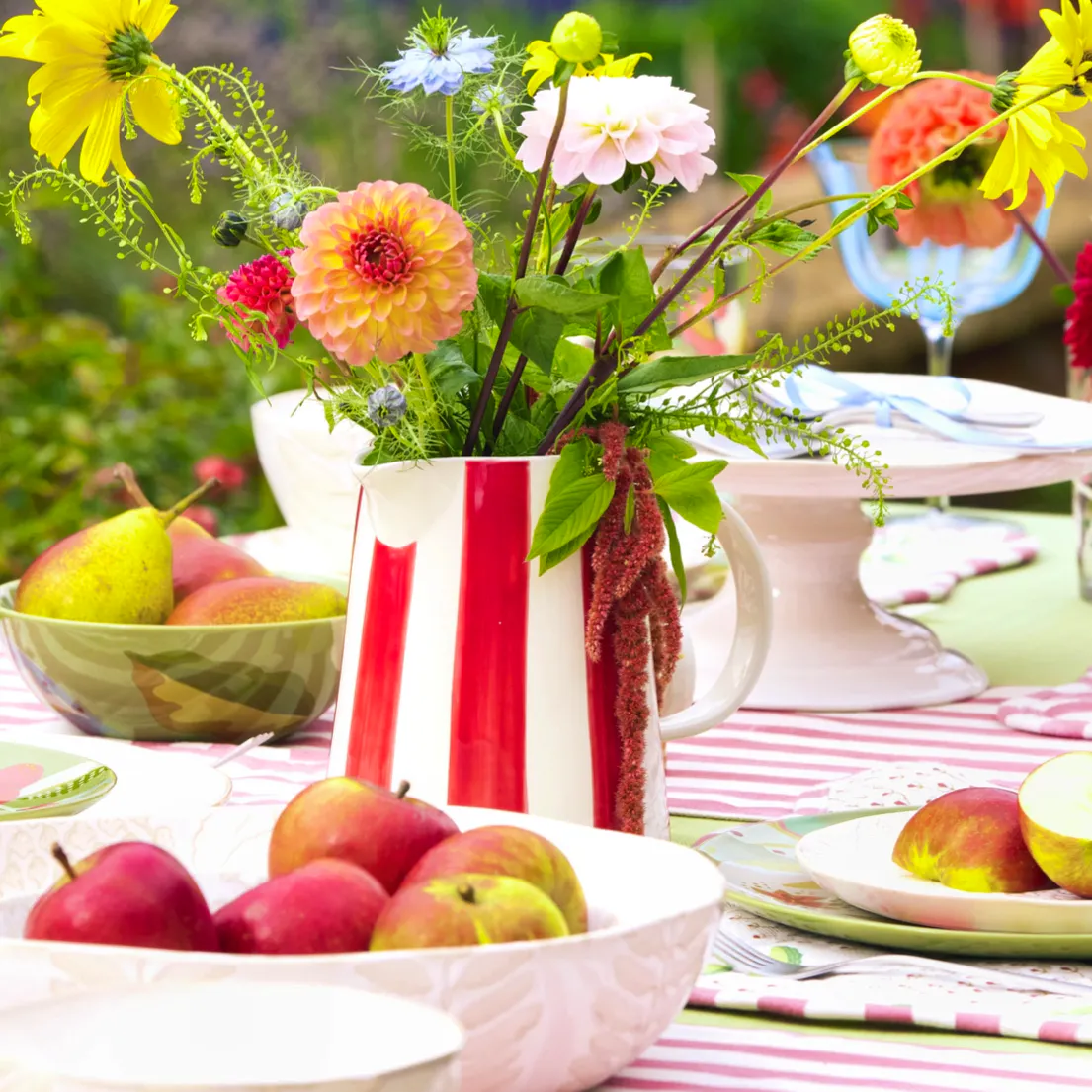 Habitat X Sanderson & National Trust Stripe Tablecloth, £35