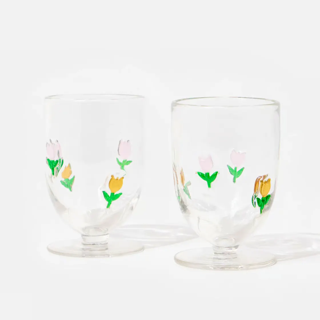 Oliver Bonas Tulip Glass Tumbers, Set Of 2, £24.50