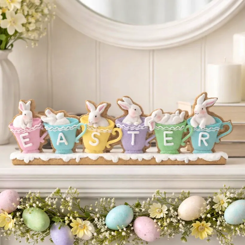 Debenhams Easter Bunnies Mantle Plaque, £18