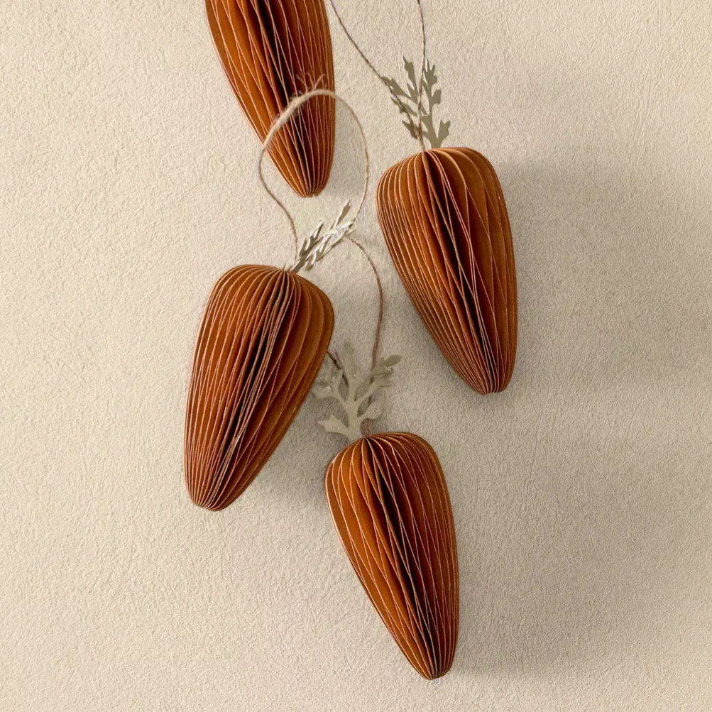 Zara Home Paper Carrot Decorations, £15.99