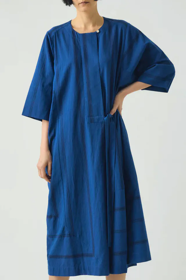 Toast Tea Towel Stripe Cotton Dress, £185