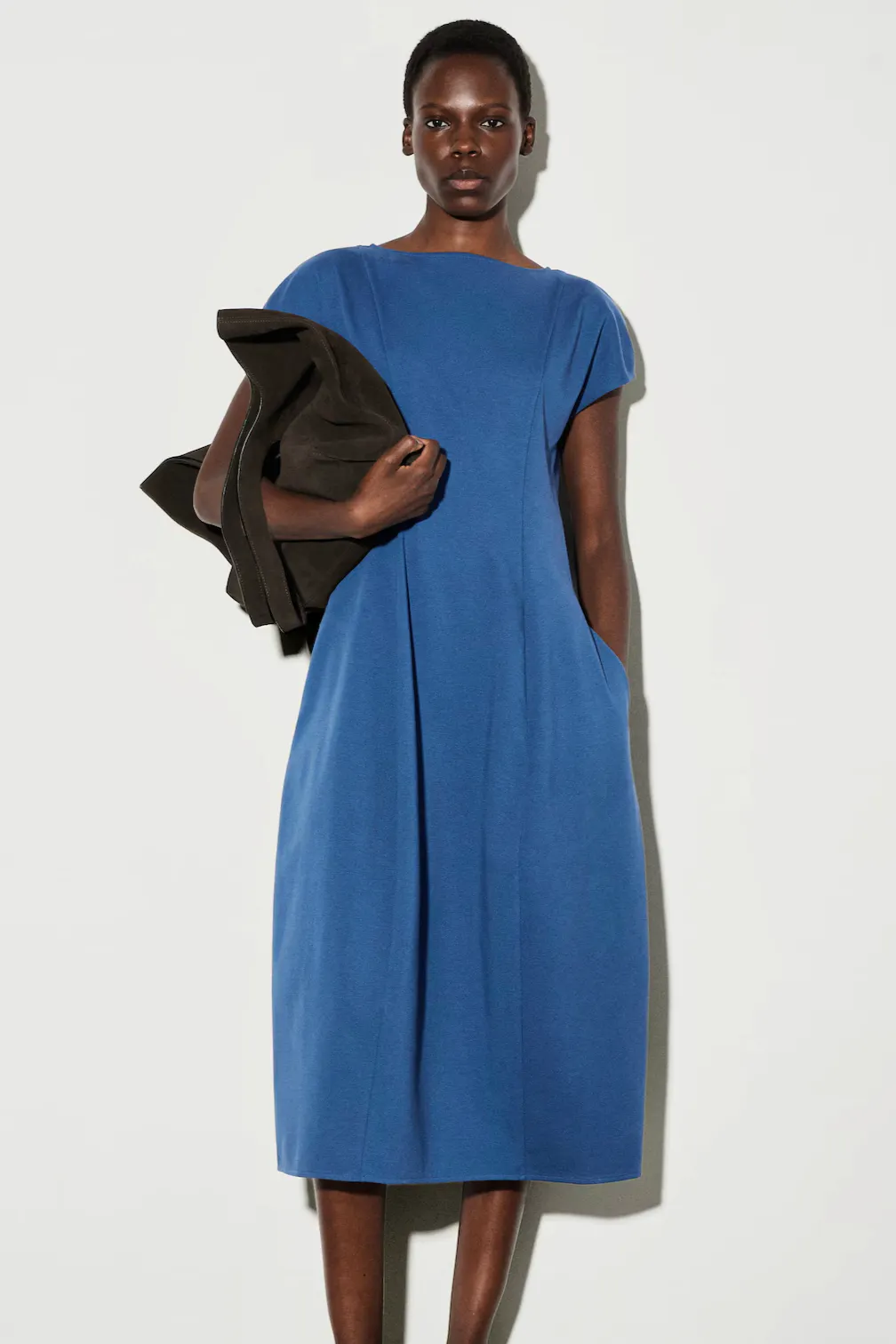 Cos Sculptural Jersey Midi Dress, £85