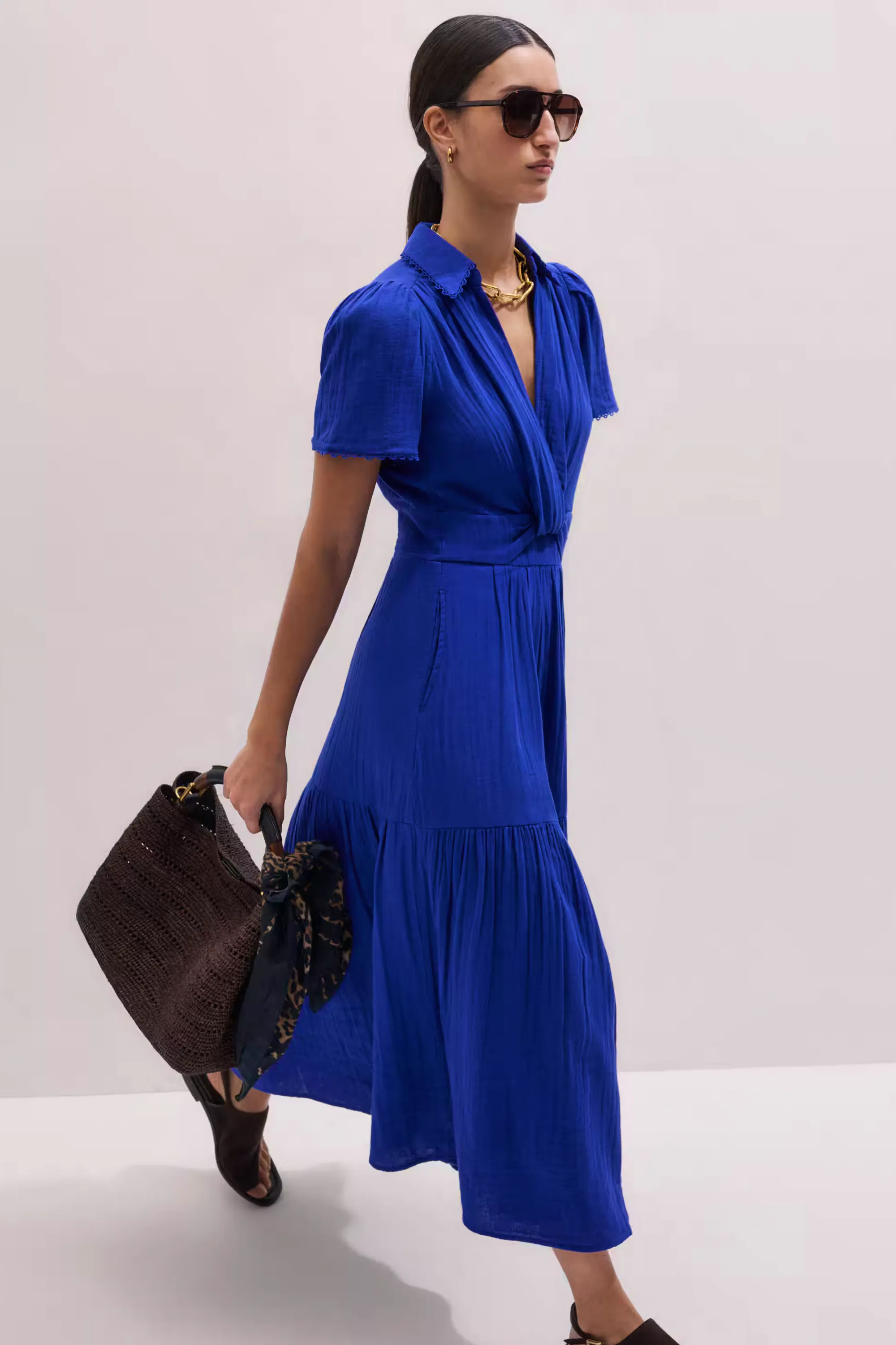 Me + Em Twist Front Maxi Dress, £175