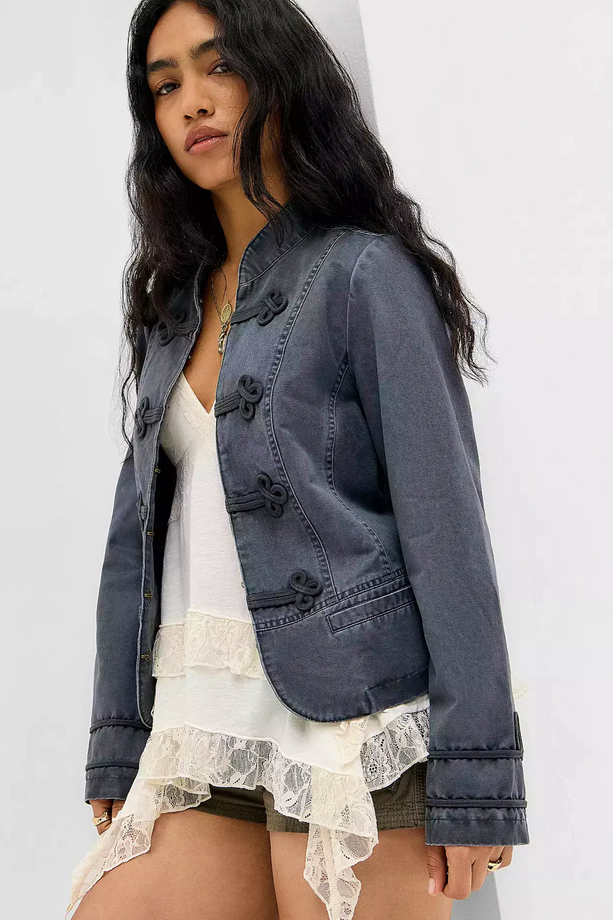 Urban Outfitters Kimchi Blue Cassie Frogging Jacket, £65
