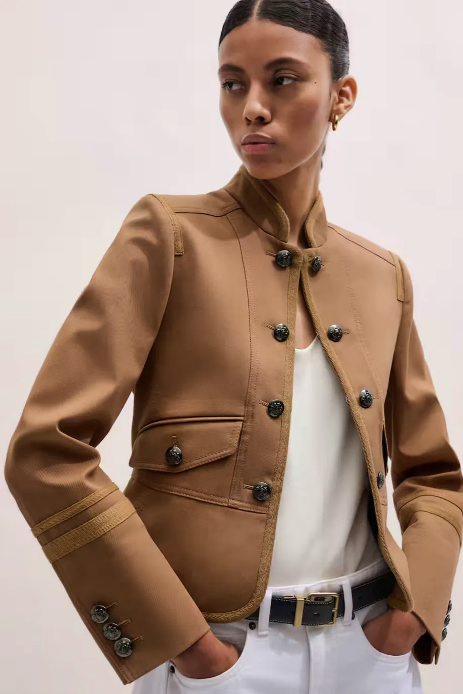 ME+EM Fitted Military Jacket, £350