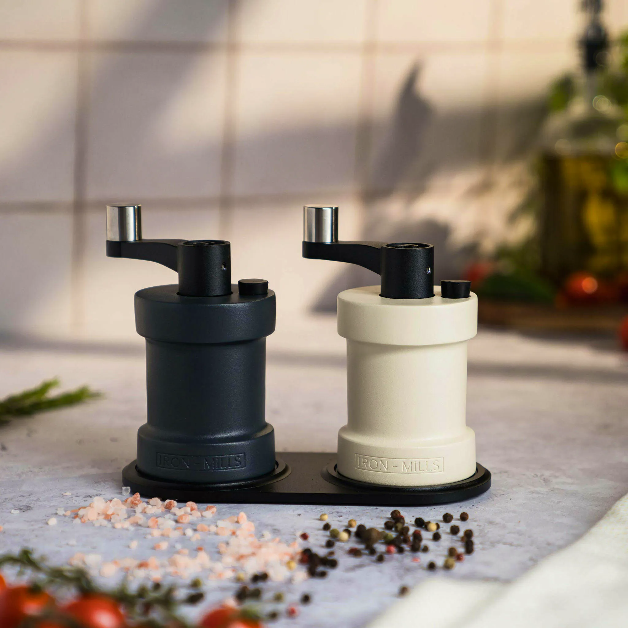 Quality Cast Iron Salt & Pepper Grinders