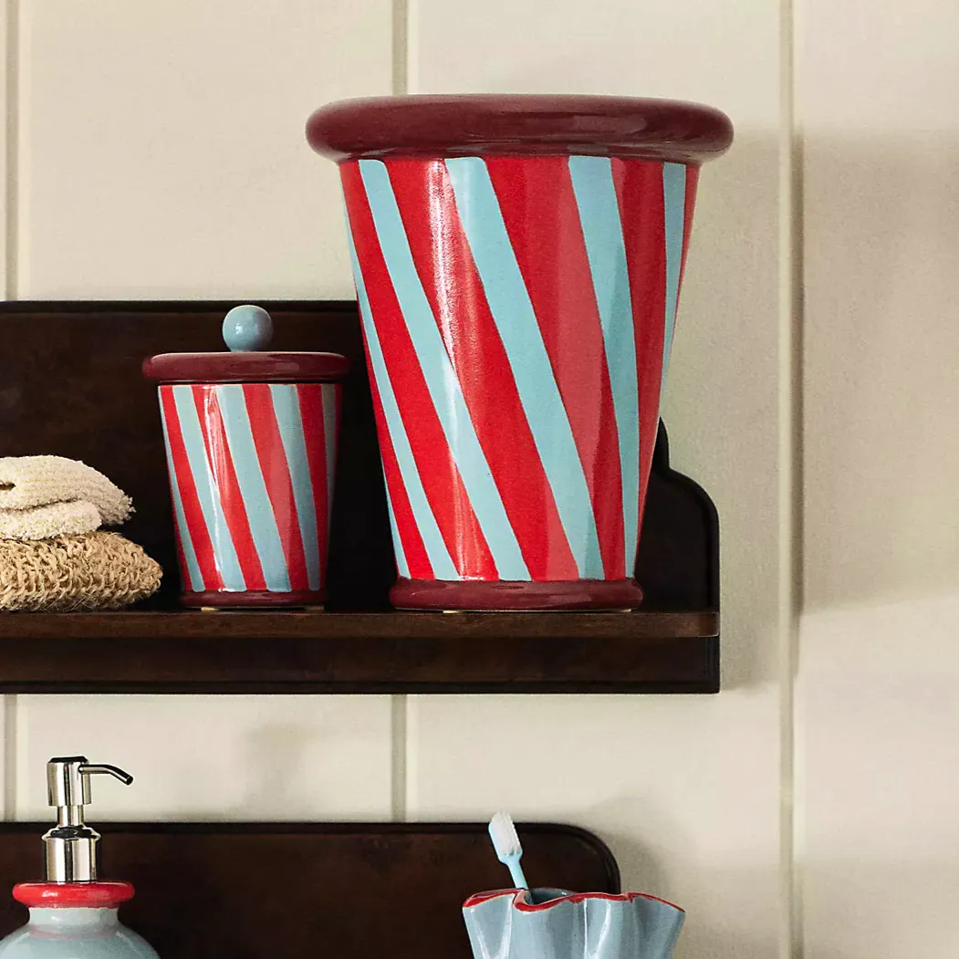 Damson Madder Ceramic Waste Basket, £19
