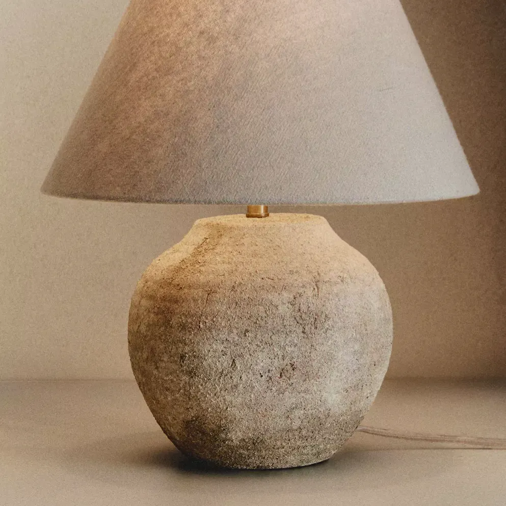 Zara Home Aged Ceramic Table Lamp, £85.99