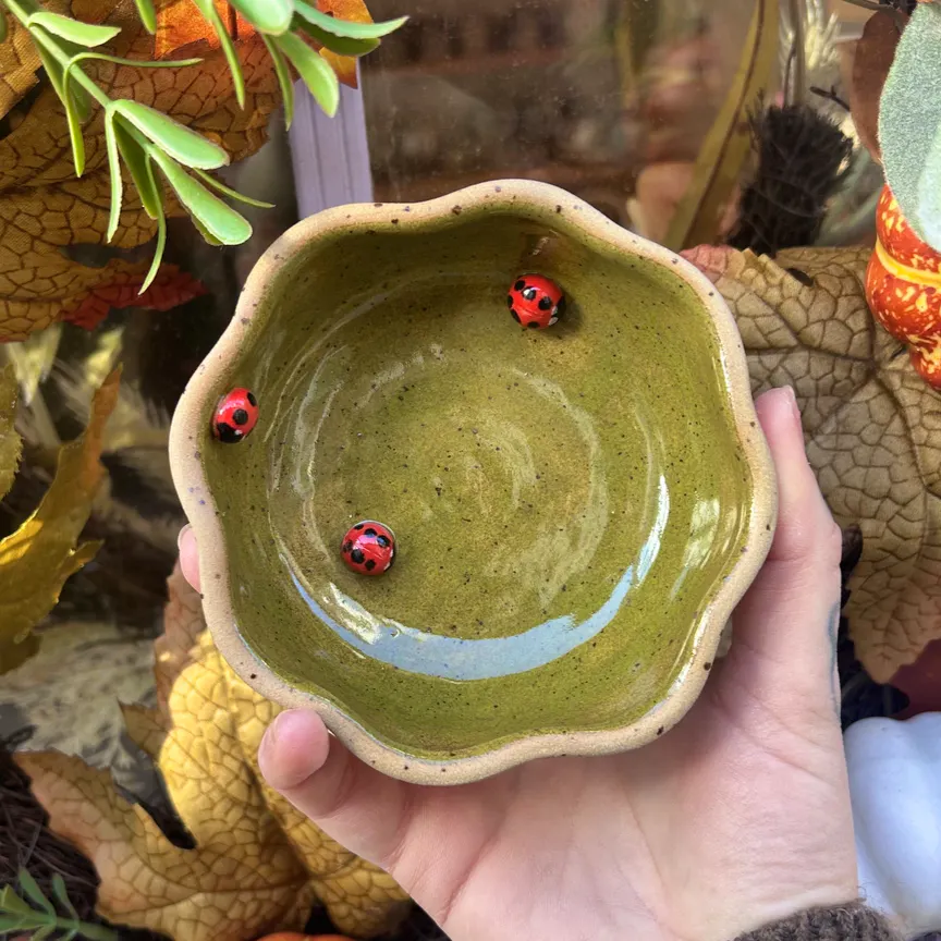 Holly & Co Chloe Charlett, Ladybird Trinket Dish, £27.50