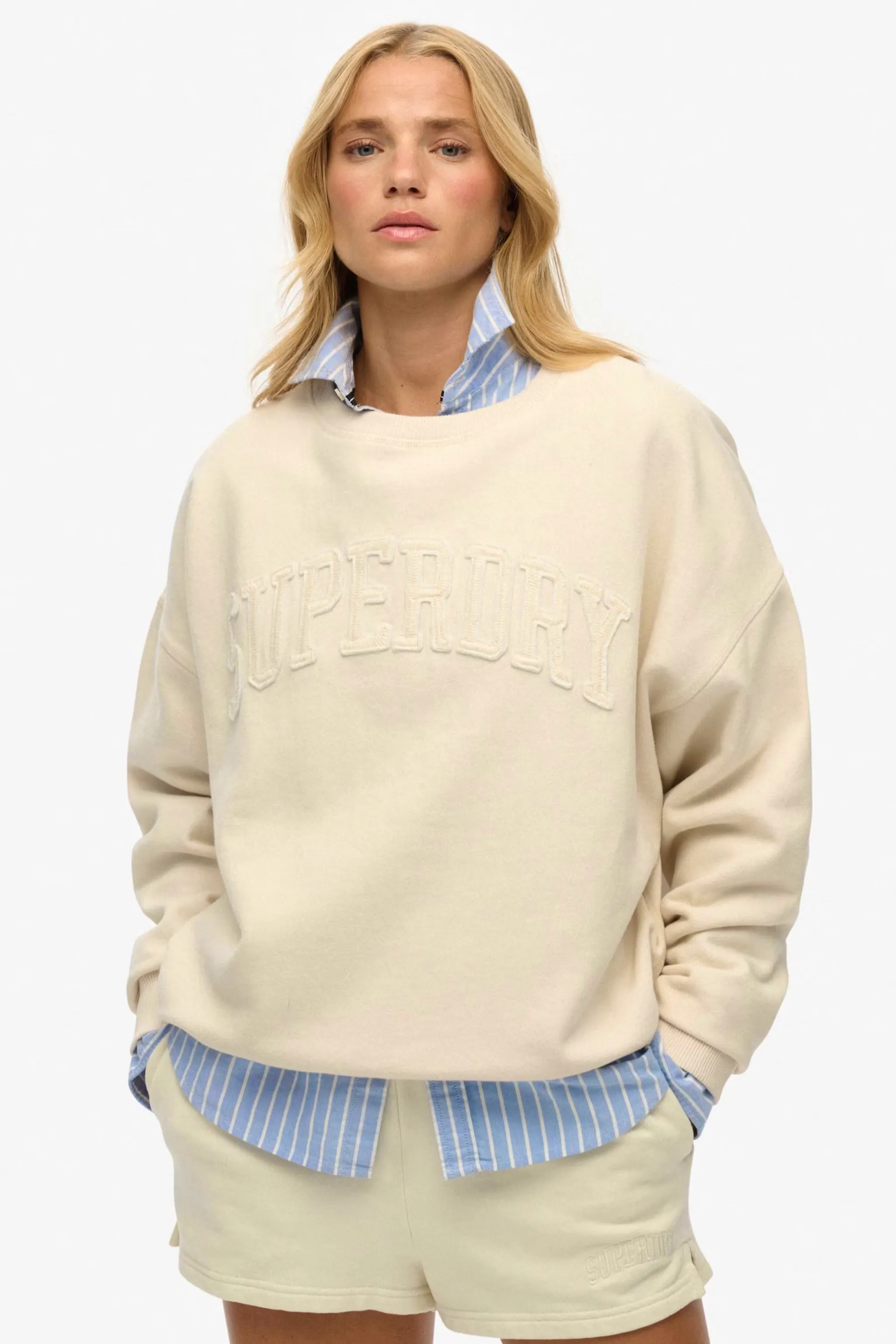 Superdry Slogan Oversize Sweatshirt, £45