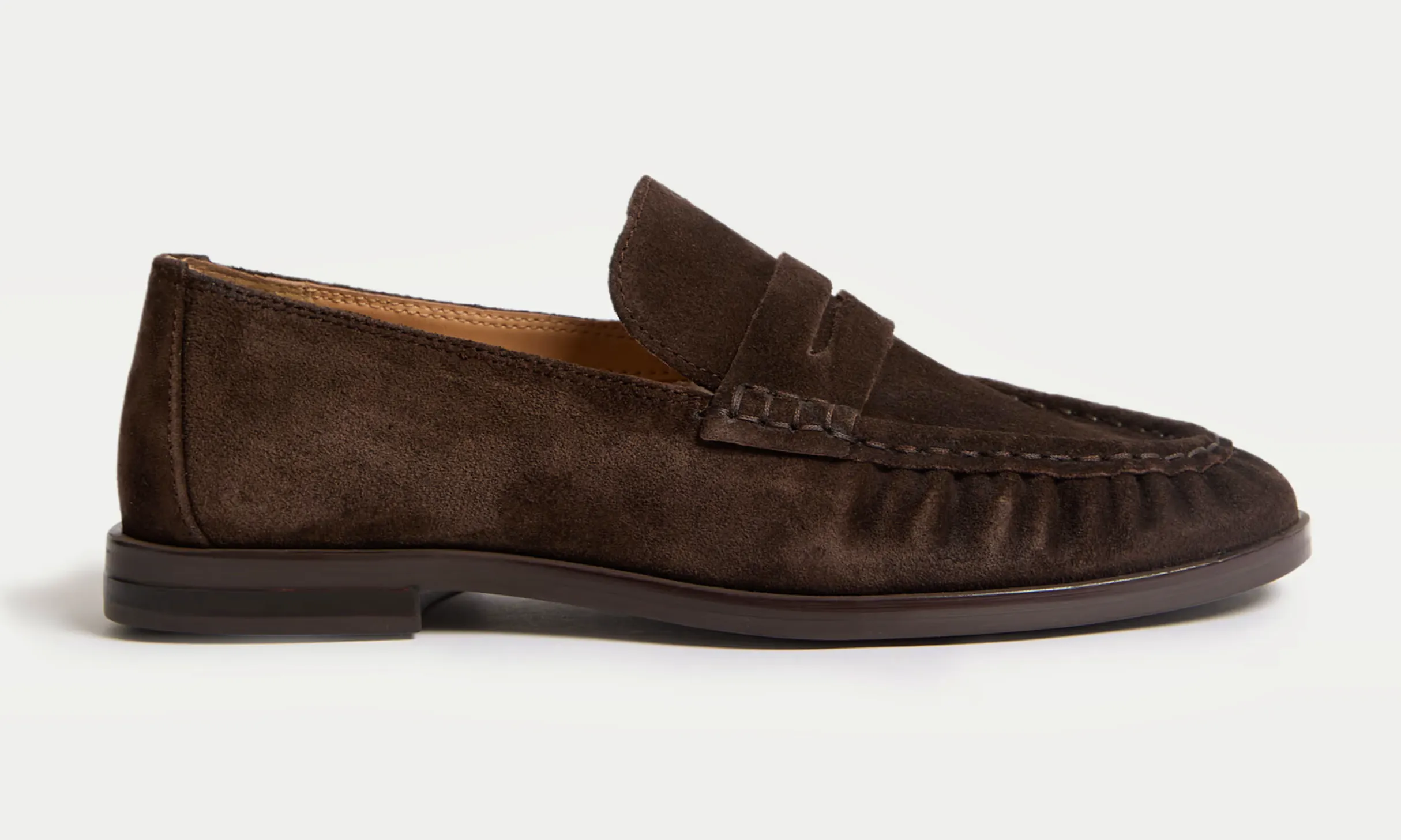 Marks and Spencer Suede Slip On Flat Loafers, £56