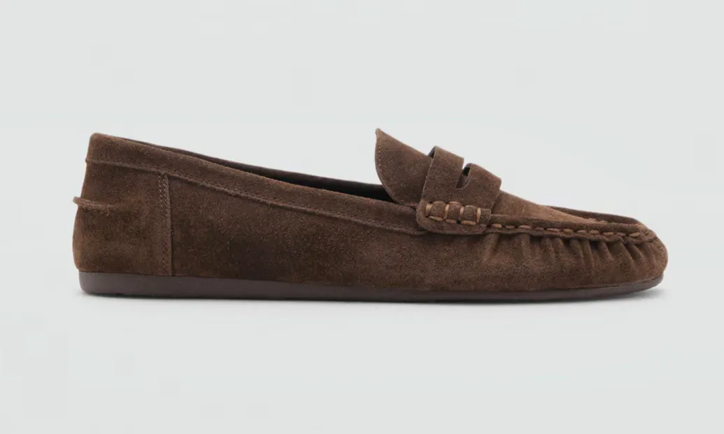 Mango Suede Penny Loafers, £79.99