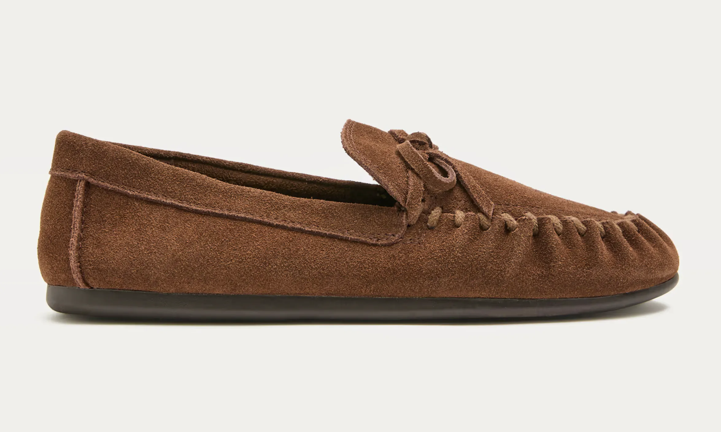 Marks & Spencer Suede Bow Flat Driver Shoes, £46
