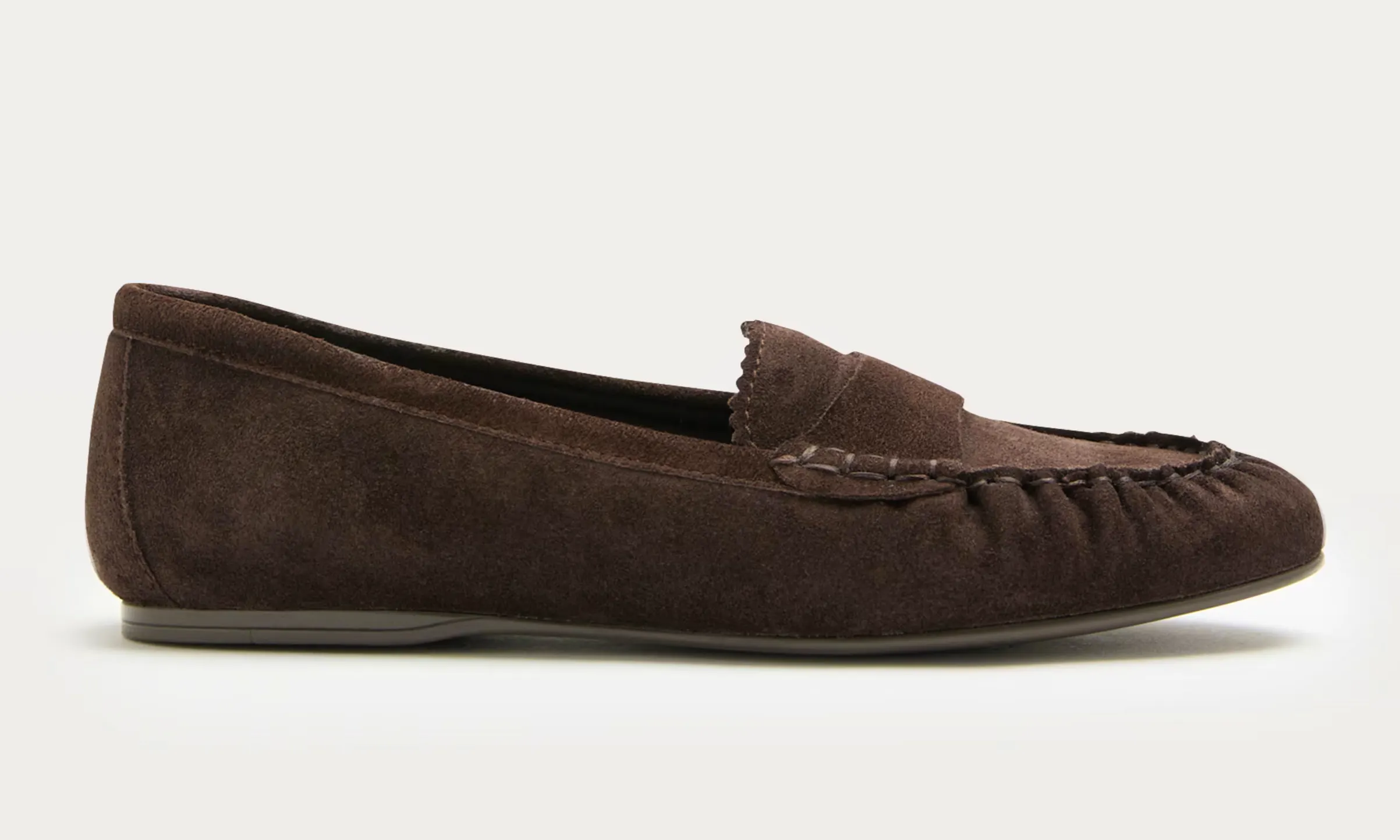 Marks & Spencer, Suede Flat Loafer Pumps, £46