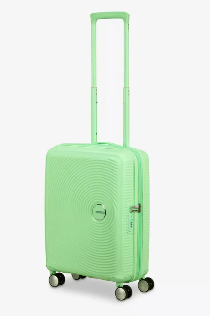 American Tourister Soundbox Expandable Four-Wheel Shell Cabin Suitcase, £145