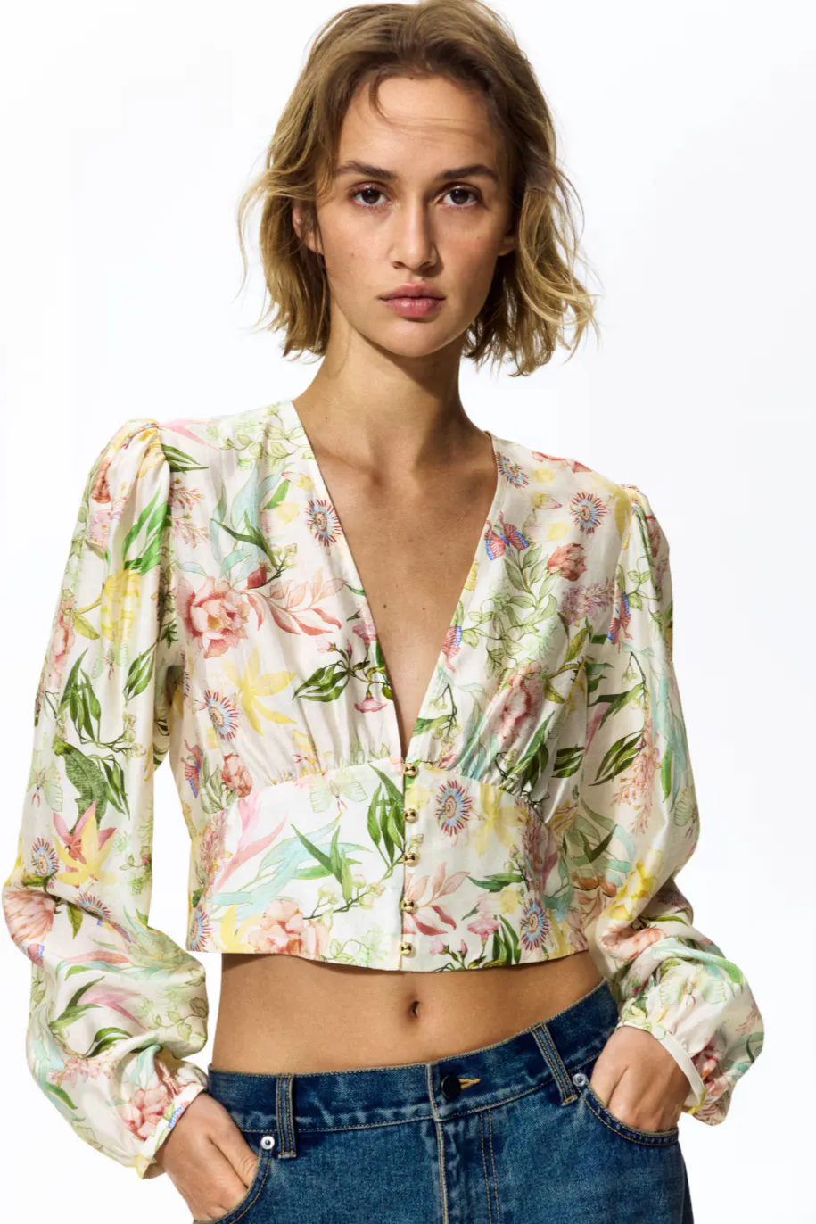 H&M V-Neck Blouse, £22.99