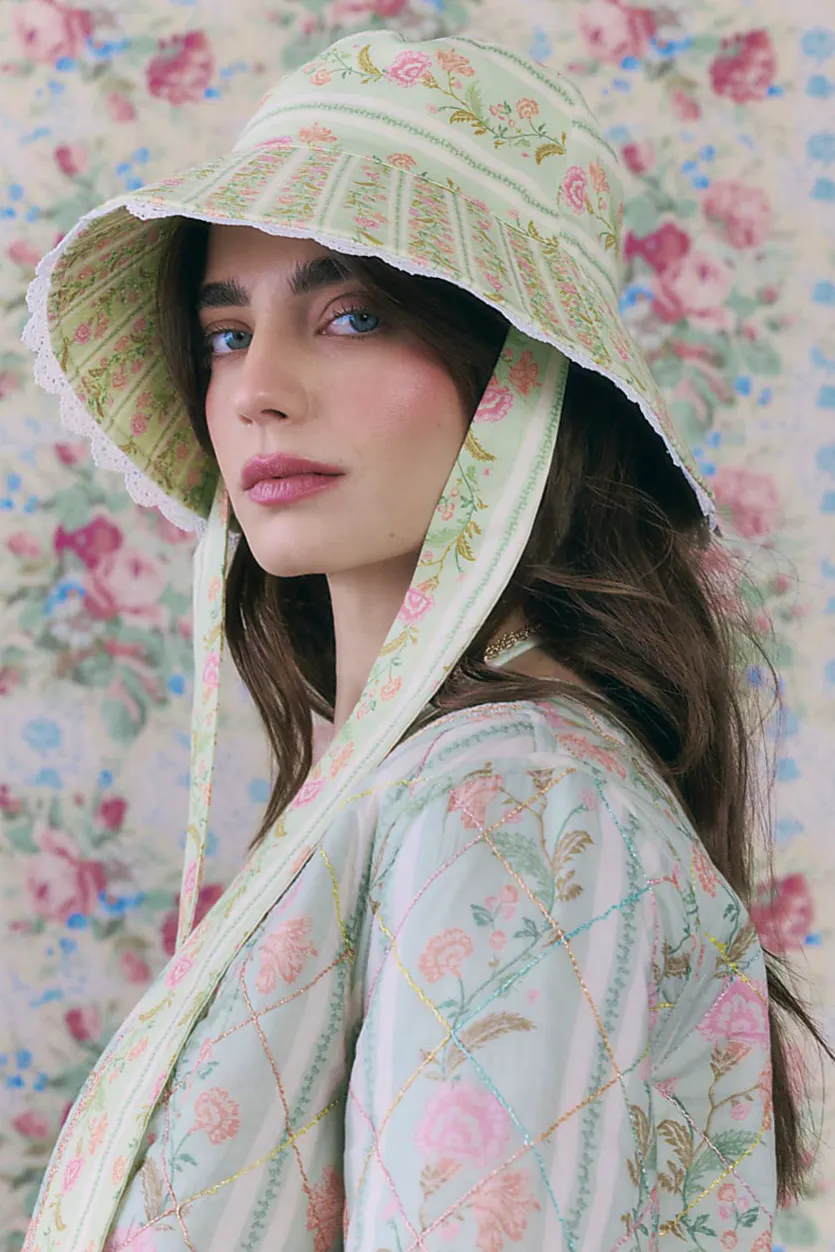 Cabbages & Rose X River Island Green Ditsy Floral Sun Hat, £26