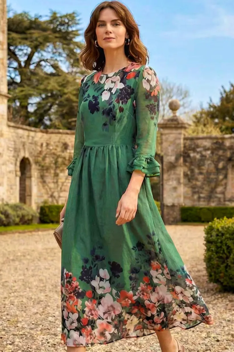The Well Worn The Felicity Dress - Garden Floral, £265