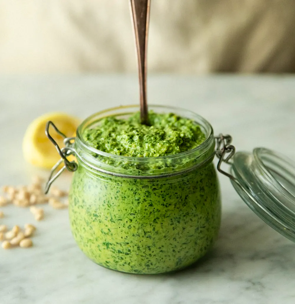 Vegan Wild Garlic Pesto