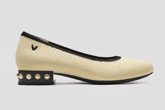 Viviaia Round-Toe Block Heel Pumps (Barbara), £111